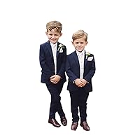 Kelaixiang Boys' Formal Wedding Suit 2Pcs Prom Jacket Pants for Special Occasion