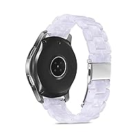 for Huawei Gt Watch Band for Watch 46mm Active 2 40 44mm 20mm 22mm Resin Watch Strap Gear S3 Band Replacement (Color : White, Size : 22mm)