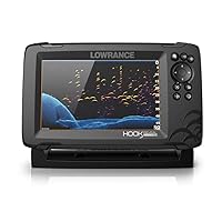Lowrance Hook Reveal 7 Inch Fish Finders with Transducer, Plus Optional Preloaded Maps