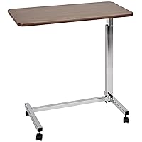 Physical Therapy 59624 Standard Automatic Overbed Table, Gunstock Walnut