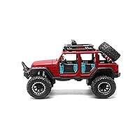 Scale Model Cars Car 1:24 Alloy Simulation Model Children's Gift Collection Ornament Toy Car Model (Size : Red)