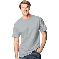 Hanes Men's Big-tall Beefy T-shirt-d, Light Steel, 4XLT