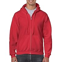 18600 Zip Fleece Sweatshirt Red 4X-Large