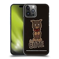 Head Case Designs Officially Licensed Tom and Jerry Too Cute Typography Art Hard Back Case Compatible with Apple iPhone 14 Pro Max