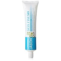 Jason Sea Fresh Strengthening Fluoride-Free Toothpaste, Deep Sea Spearmint, 6 Oz