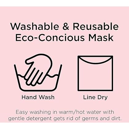 2 Pcs Washable Reusable Adjustable 3 Layer Face Masks. Gifts for Kids