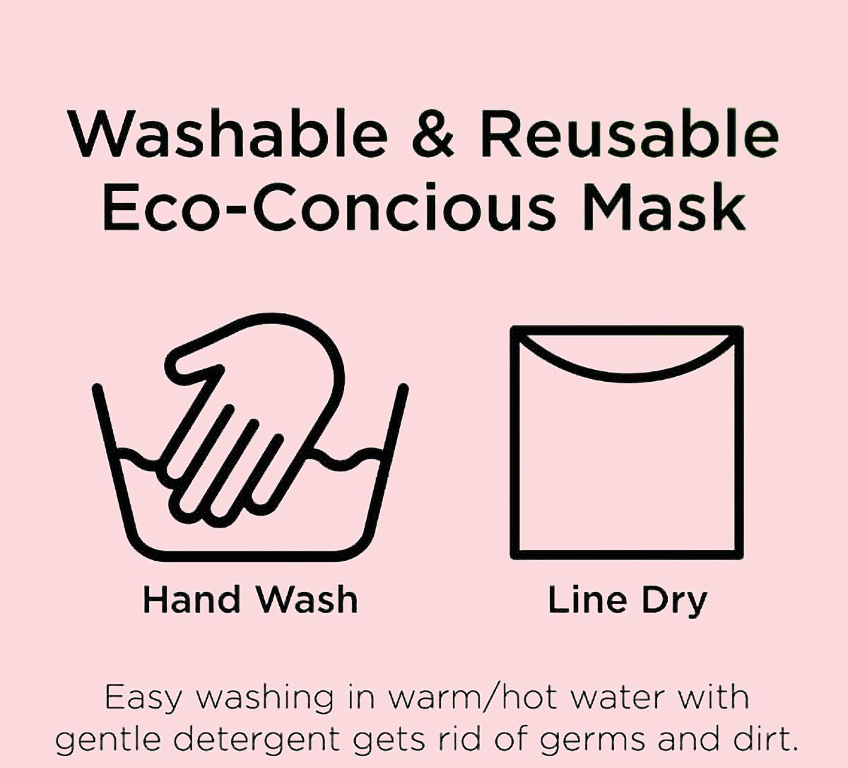 2 Pcs Washable Reusable Adjustable 3 Layer Face Masks. Gifts for Kids