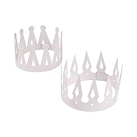 Fun Express DIY Paper Crowns, Set of 12 - VBS Vacation Bible School Supplies/Decor - Prince and Princess Party Crafts for Kids