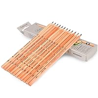Premium Artist Log wood pencil 12 PCS (4B)