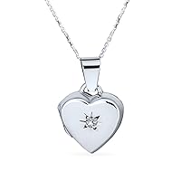 Personalized Vintage Style Simulated Red Garnet CZ Carved Floral Flower Initial Heart Shape Photo Locket For Women Teens Hold Pictures .925 Sterling Silver Lockets Necklace Pendant Customizable
