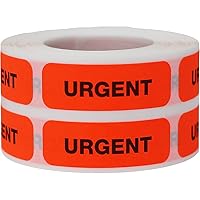 Urgent Healthcare Medical Healthcare Labels, 0.5 x 1.5