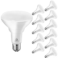 Energetic 12 Pack 75W BR30 LED Recessed Light Bulb, Dimmable, 900 Lumens, Daylight 5000K, E26 Base, Indoor Flood Light for 5/6 Inch Cans, UL Listed