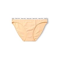 Girls Comfy Cotton Logo Bikini Underwear