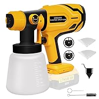 Cordless Paint Sprayer for DEWALT 20V Max Battery, Paint Sprayers for Home Interior Airless Electric HVLP, for Furniture, Walls, Cabinets, Fences, Doors, etc.(Battery NOT Included)