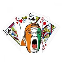 Coate D'Ivoire Facial Makeup Cap Poker Playing Magic Card Fun Board Game