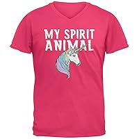 My Spirit Animal Unicorn Mens V-Neck T Shirt