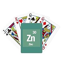 Zn Zinc Chemical Element Science Poker Playing Magic Card Fun Board Game