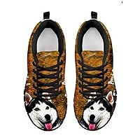 Artist Unknown Amazing Siberian Husky Dog Print Men's Casual Sneakers