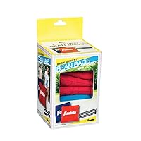 Franklin Sports Replacement Cornhole Bean Bags - Red + Blue Bean Bag Toss Bags - Includes (8) Bean Bags - (4) Red + (4) Blue Cornhole Bean Bag Replacements (3.5