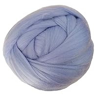 Chunky Yarn,Arm Knitting Yarn 500g Super Chunky Blanket Yarn Fashion Home Decoration Alternative Yarn (Color : Blue)