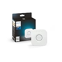 Bridge - Unlock the Full Potential of Hue - Multi-Room and Out-of-Home Control - Create Automations and Zones - Secure, Stable Connection Won't Strain Your Wi-Fi - Works with Voice, Matter
