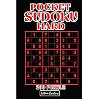 Pocket Sudoku Hard Level: A compact Puzzle Book for Travel Friendly. Only 4x6 inches in size. 200 Sudoku (Pocket Size Activities)
