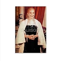 Eva Peron Former Argentinian President Spouse Quotes Portrait Retro Art Poster (4) Canvas Poster Bedroom Decor Office Room Decor Gift Unframe-style 16x24inch(40x60cm)