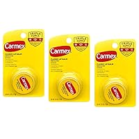 Carmex Classic Lip Balm Medicated, 0.25 oz (Pack of 3)