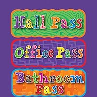 Dowling Magnets Magnetic Hall Passes (Set of 3). Item 735204. Classroom Must Haves for Teachers/Hall Passes for Classrooms/Magnetic Hall Pass/Classroom Hall Pass Set/Classroom Passes for Students.