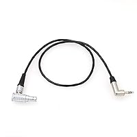 Tentacle Sync Timecode Input Cable for RED Komodo 6K V-Raptor 8K Camera 3.5mm TRS to Right Angle 9 Pin