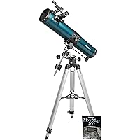 Orion SpaceProbe II 76mm Equatorial Reflector Telescope for Astronomy Beginners. Ideal Telescope for Adults & Family Stargazing, Moon, Planets & Stars