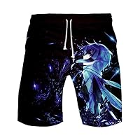 Anime Sword Art Online SAO 3D Printed Beach Shorts Swim Trunks Summer Boardshorts Jersey Short Pants