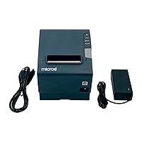 Epson Micros TM-T88V M244A Compact POS Thermal Receipt Printer IDN, Bundle with AC Adapter