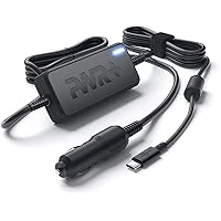 PWR+ USB-C CAR Charger for Lenovo Chromebook Duet Yoga Flex ThinkPad Spin X360 Laptop Type-C 4X20M26268 ADLX65YCC3D GX20P92530 90W 65W 45W Adapter Power Cord - UL Safety Extra Long Cord Fast Charging