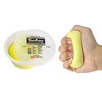 CanDo 10-2611 Theraputty Plus Hand Exercise Putty, Yellow, 3oz, X-Soft