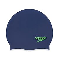 Speedo Unisex-Adult Swim Cap Silicone Elastomeric