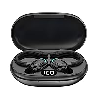 Wireless Earbud,Sports Bluetooth 5.3 Headphones,Bluetooth Earbud with Mic Deep Bass,in Ear Wireless Earphones Noise Cancelling Headphones,Ear Buds with Earhooks IP7 Waterproof for iPhone/Android