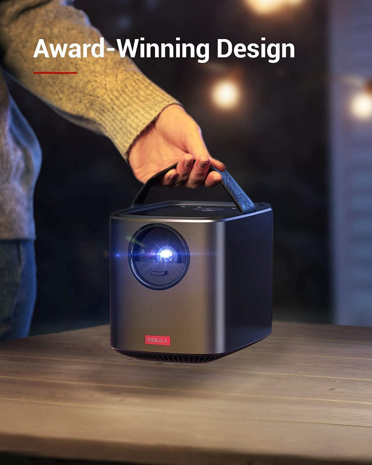 Nebula by Anker Mars II Pro 500 ANSI Lumen Portable Projector with Anker Nebula Mars Official Carry Case