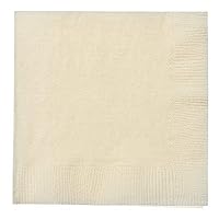 Party Dimensions Beverage Napkin 50 Count, Ivory