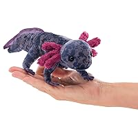Folkmanis Black Axolotl Finger Puppet