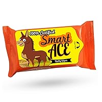 Smart Ace Reality Wipes - Funny Donkey Gag Gift for Teens and Adults - Travel Size