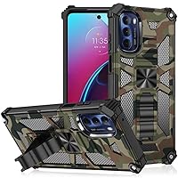 Case for OnePlus Nord N200 5G,Camouflage Military Grade Car Holder Protection [Built-in Kickstand] Magnetic Heavy Duty TPU+PC Shockproof Phone Case for OnePlus Nord N200 5G (Army)