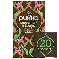 PUKKA Organic Peppermint & Licorice, 20 EA