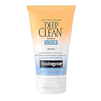 Neutrogena Deep Clean Gentle Daily Facial Scrub, Oil-Free Cleanser, 4.2 Fl Oz