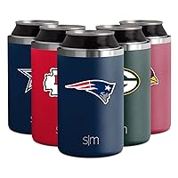 Simple Modern Officially Licensed NFL Can Coolers for Standard and Slim Cans, Beer, Soda, Seltzer and More | Ranger Collection | 12oz