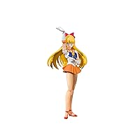 BANDAI SPIRITS S.H. Figuarts Sailor Moon Sailor Venus Animation Color Edition (Resale Version), Approx. 5.5 inches (140 mm), PVC & ABS, Painted Action Figure