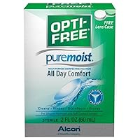 OPTI-FREE Pure Moist Multi-Purpose Disinfecting Solution, All Day Comfort 2 oz (Pack of 3)