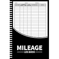 Mileage Log Book: Auto Mileage Journal, Odometer Tracker Logbook, Truck and Car For Small Business or Personal Taxes ( 105 Pages 