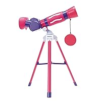 GeoSafari Jr. Pink My First Kids Telescope, STEM Toy, Gift for Boys & Girls, Ages 4+