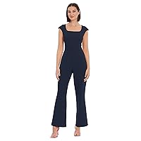 Donna Morgan womens Sleek Style Jumpsuit Office Workwear Event Guest of